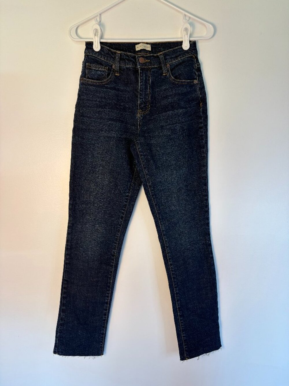 Oliver Logan Crosby Dark Wash High Rise Relaxed Denim Jeans